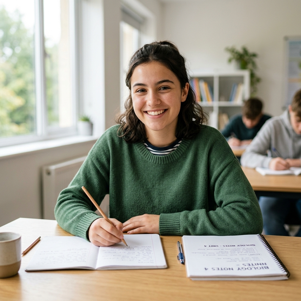 Happy Focused Student Oklahoma